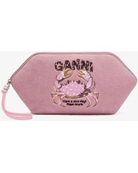 Ganni - Bikini Pouch With Crab - Lyst