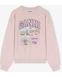 Ganni - Daisy Duck Comic Sweatshirt - Lyst