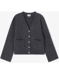 Ganni - Classic Wool Cardigan - Lyst