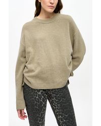 Ganni - Future Wool Mix Oversized Jumper - Lyst