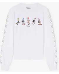 Ganni - Daisy Duck Long-Sleeve T-Shirt - Lyst