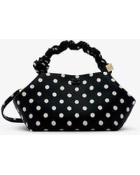 Ganni - Polka-Dot Small Bou Bag - Lyst