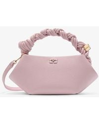 Ganni - Grained Mini Bou Bag - Lyst
