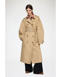 Ganni - Trench Coat - Lyst