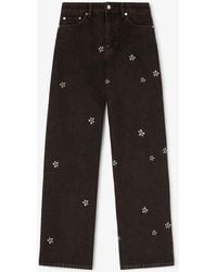 Ganni - Izey Daisy Duck Jeans - Lyst