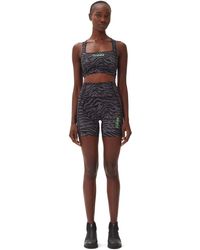 Ganni - Active Ultra High Waist Shorts Size Xs Nylon/spandex - Lyst