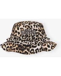 Ganni - Print Bucket Hat - Lyst