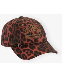 Ganni - Leopard Cap - Lyst