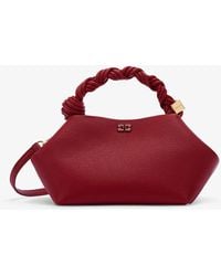 Ganni - Grained Small Bou Bag - Lyst