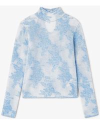 Ganni - Sheer Turtleneck - Lyst