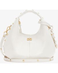 Ganni - Mini Hobo Bag Studs In - Lyst