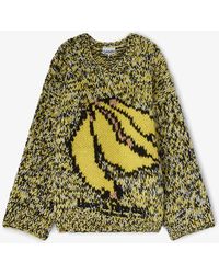 Ganni - Banana Handknit Jumper - Lyst