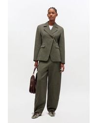 Ganni - Mouline Curved Trousers - Lyst