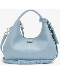 Ganni - Mini Hobo Bag In - Lyst