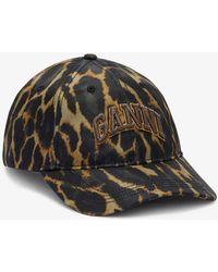 Ganni - Printed Nylon Cap - Lyst