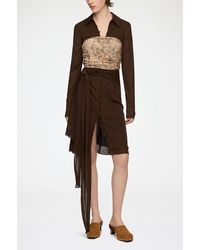 Ganni - Bandeau Top - Lyst