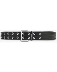 Ganni - Double Eyelet Belt - Lyst
