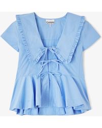 Ganni - Blouse - Lyst