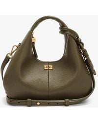 Ganni - Mini Hobo Bag In - Lyst