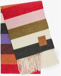 Ganni - Wool Knit Scarf - Lyst
