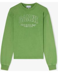 Ganni - Daisy Duck Long-Sleeve T-Shirt - Lyst