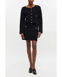Ganni - Crochet Mini Skirt - Lyst