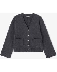 Ganni - Classic Wool Cardigan - Lyst