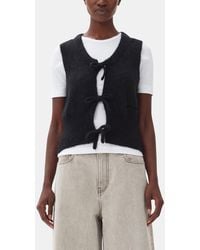 Ganni - Tie String Vest - Lyst