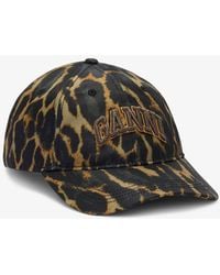 Ganni - Printed Nylon Cap - Lyst