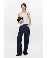Ganni - Soft Cotton Rib Tank - Lyst