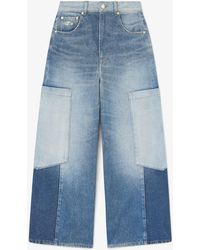 Ganni - Baggy Cargo Jeans - Lyst