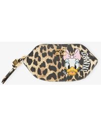 Ganni - Daisy Duck Leopard Coin Purse - Lyst