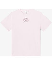 Ganni - Essential T-Shirt - Lyst