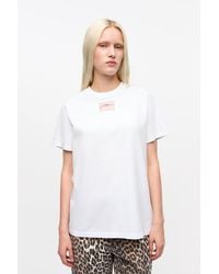 Ganni - Basic Jersey Relaxed T-Shirt - Lyst