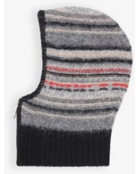 Ganni - Striped Soft Wool Balaclava - Lyst