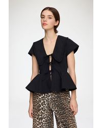 Ganni - Blouse - Lyst