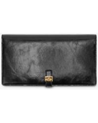 Ganni - Sue Slim Long Wallet In - Lyst