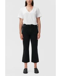 Ganni - Betzy Cropped Jeans - Lyst