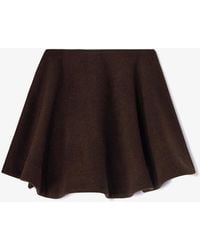 Ganni - Peacoat Wool Circle Skirt - Lyst