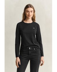 GANT - Shield Long Sleeve T-Shirt - Lyst