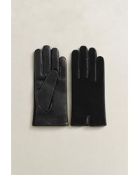GANT - Leather Suede Gloves - Lyst