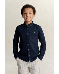 GANT - Teens Teen Boys Linen Blend Shirt Evening - Lyst