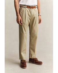 GANT - Regular Fit Cotton Twill Chinos Woody - Lyst