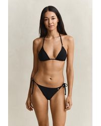 GANT - Padded Triangle Bikini Top - Lyst