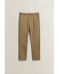 GANT - Regular Fit Comfort Chinos Light Taupe - Lyst