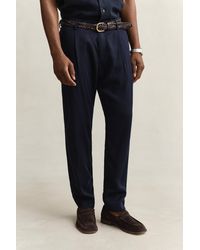 GANT - Lyocell Pants Evening - Lyst