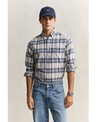 GANT - Madras Checked Shirt - Lyst