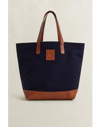 GANT - X Yale Melton Tote Bag Marine - Lyst