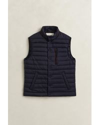 GANT - Ultralight Down Vest Evening - Lyst