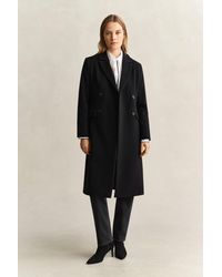 GANT - Wool Cashmere Blend Coat - Lyst